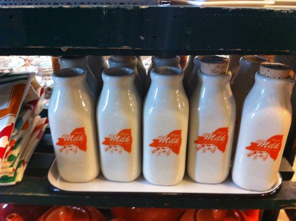 Ceramic Milk Bottles